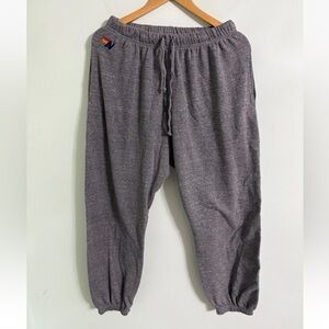 Aviator Nation 5 Stripe Sweatpants Size Large